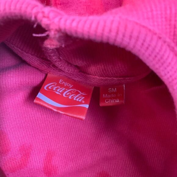 Coca-Cola hoodie with built in mask - Picture 8 of 9